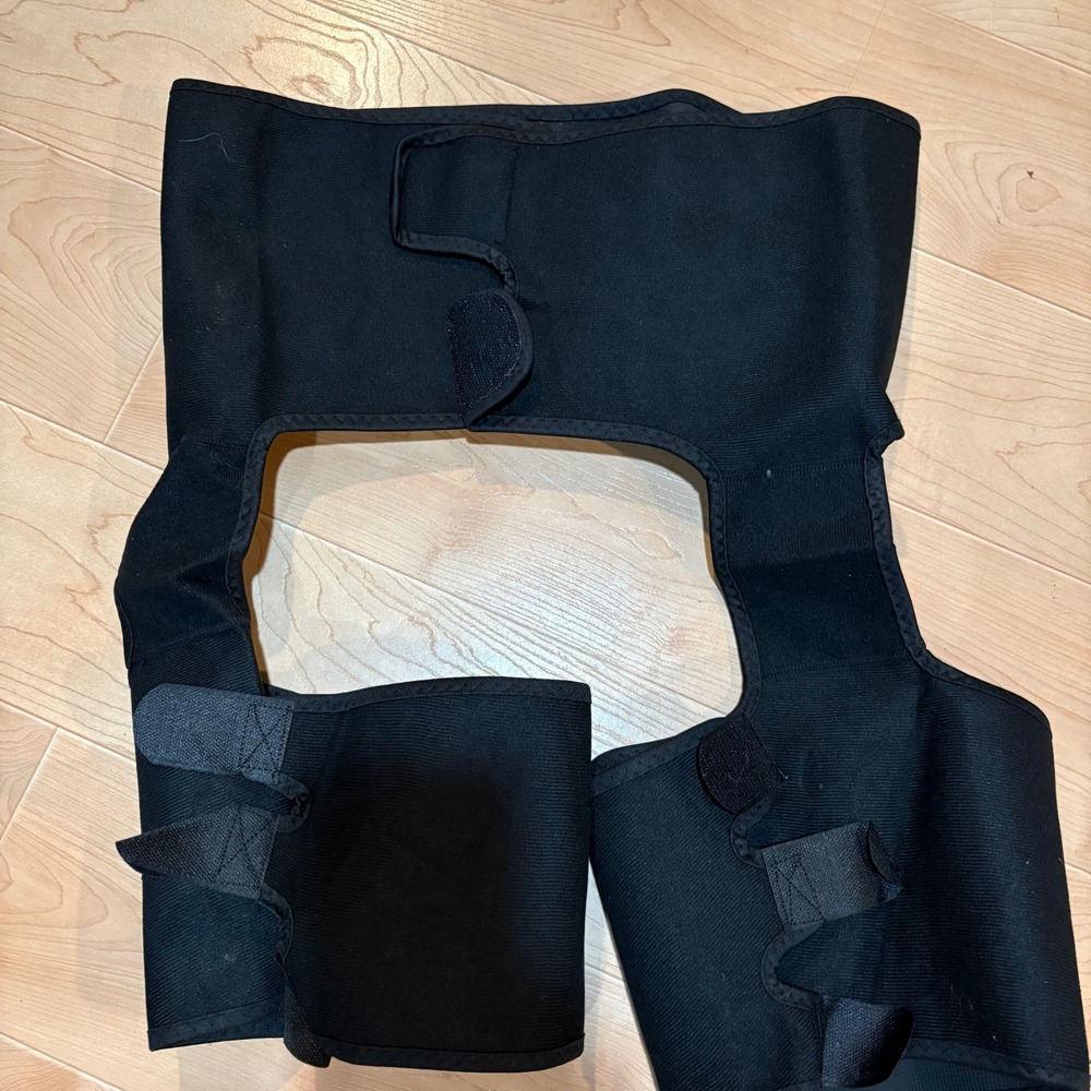 Unbranded Black High Waist Thigh Trimmer Waist Trainer Sweat‎ Belt XXL